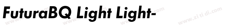 FuturaBQ Light Light字体转换